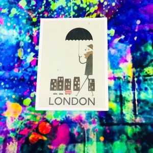 London Fashion Mini Poster Stickers Decor